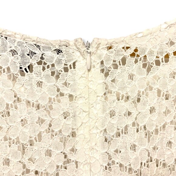 Eloquii Fit & Flare Pom Pom Lace Boho Gauze Dress Tie Plus 24 Curvy Fashionista - Picture 8 of 12